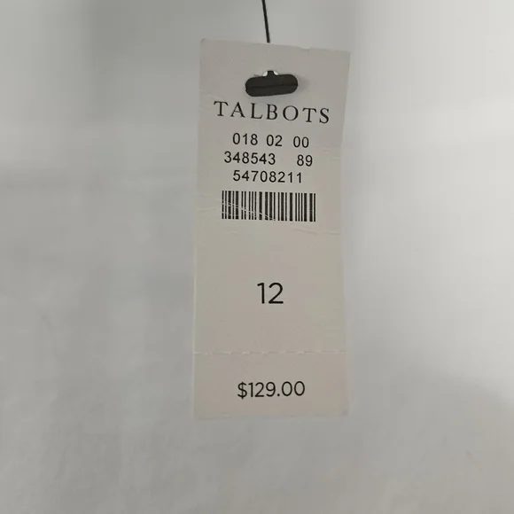 NWT Talbots Embroidered Midi Skirt - Tossed Wildflowers - Size 12 - Picture 6 of 8